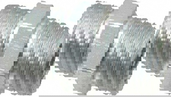 Industrial Pipe Hex Plug: 3/8